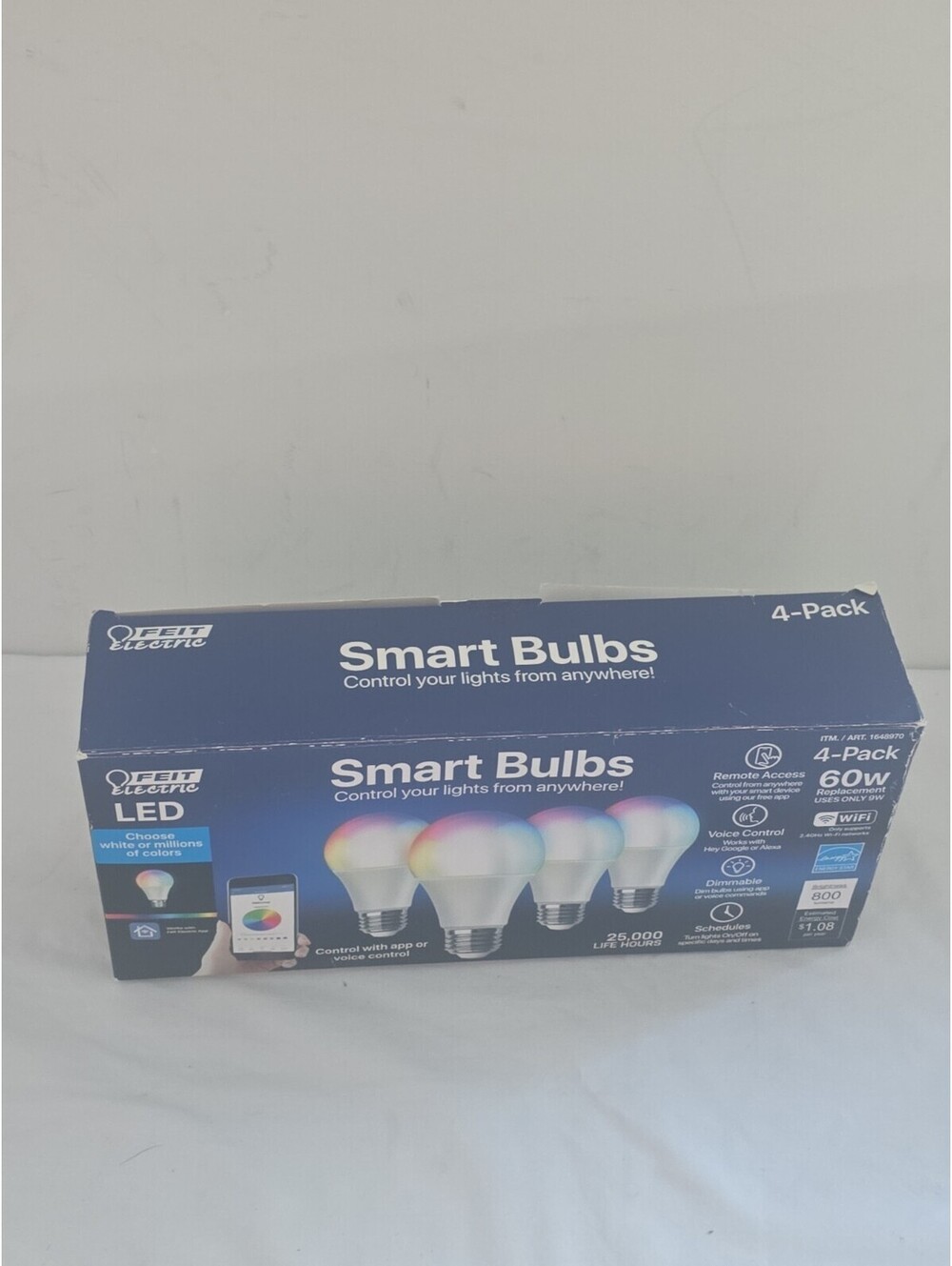 4 Pack 40 W LED Smart Bulbs